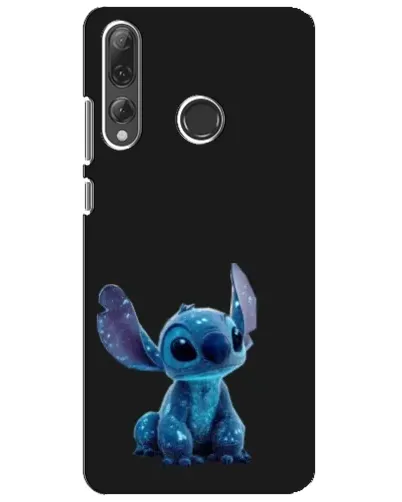 Чехол для Huawei P Smart Plus 2019 с картинкой «Стич на черном»