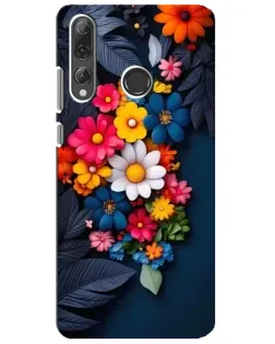 Чехол для Huawei P Smart Plus 2019 с картинкой «Цветочная феерия»