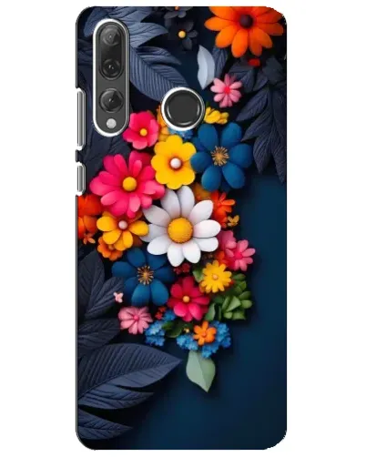 Чехол для Huawei P Smart Plus 2019 с картинкой «Цветочная феерия»