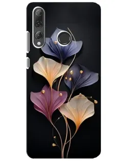 Чехол для Huawei P Smart Plus 2019 с картинкой «Лиловые цветы грации»
