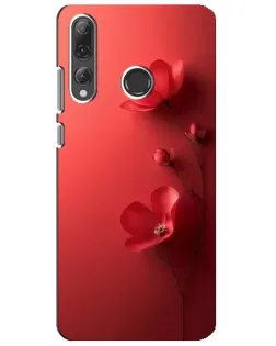 Чехол для Huawei P Smart Plus 2019 с картинкой «Маковые соцветия»