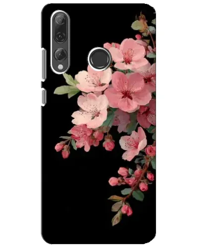Чехол для Huawei P Smart Plus 2019 с картинкой «Розовая ветка сакуры»