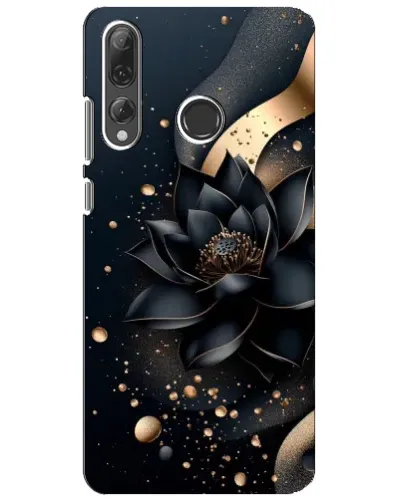 Чехол для Huawei P Smart Plus 2019 с картинкой «Черный лотос»