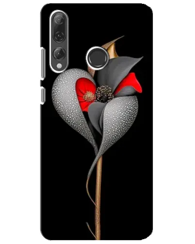Чехол для Huawei P Smart Plus 2019 с картинкой «Серебряный фантазийный цветок» Чехол для Huawei P Smart Plus 2019 с картинкой «Серебряный фантазийный цветок»