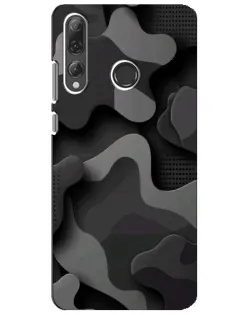 Чехол для Huawei P Smart Plus 2019 с картинкой «Темный абстрактный камуфляж» Чехол для Huawei P Smart Plus 2019 с картинкой «Темный абстрактный камуфляж»