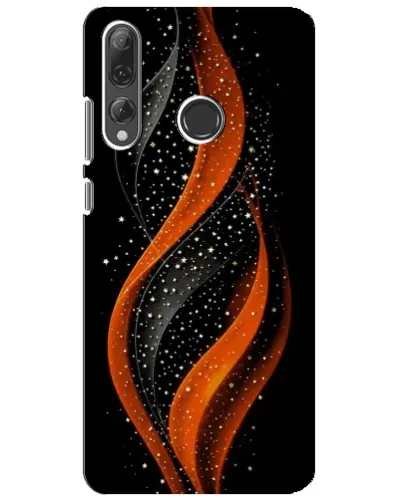 Чехол для Huawei P Smart Plus 2019 с картинкой «Огненная звездная волна»