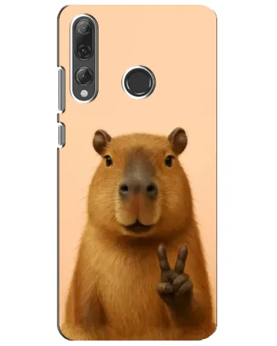 Чехол для Huawei P Smart Plus 2019 с картинкой «Капибара виктория»