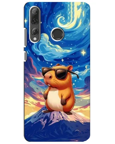 Чехол для Huawei P Smart Plus 2019 с картинкой «Капибара Ван Гога»