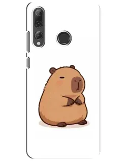 Чехол для Huawei P Smart Plus 2019 с картинкой «Толстенькая капибара»