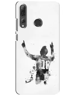 Чохол для Huawei P Smart Plus 2019 з картинкою «Чорно-білий силует Мессі» Чохол для Huawei P Smart Plus 2019 з картинкою «Чорно-білий силует Мессі»
