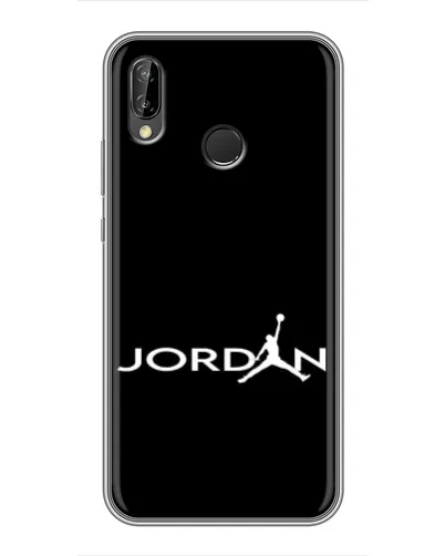 Чехол для Huawei P Smart Plus (Nova 3i, INE-LX1) с картинкой «Jordan White Logo»