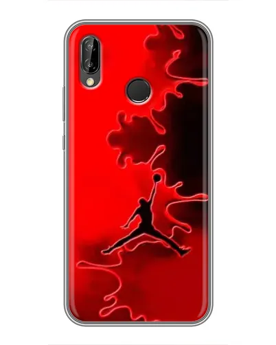 Чехол для Huawei P Smart Plus (Nova 3i, INE-LX1) с картинкой «Jordan Red Smoke»