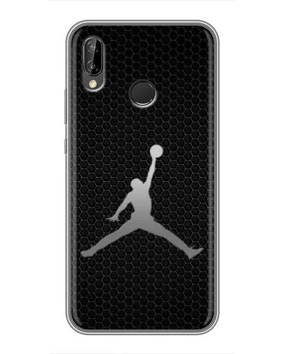 Чехол для Huawei P Smart Plus (Nova 3i, INE-LX1) с картинкой «Jordan Dark Carbon»