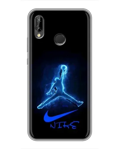 Чехол для Huawei P Smart Plus (Nova 3i, INE-LX1) с картинкой «Jordan Neon Blue»