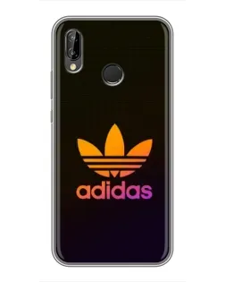 Чехол для Huawei P Smart Plus (Nova 3i, INE-LX1) с картинкой «Градиент Adidas»