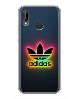 Чехол для Huawei P Smart Plus (Nova 3i, INE-LX1) с картинкой «Неоновый Adidas»