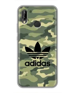 Чехол для Huawei P Smart Plus (Nova 3i, INE-LX1) с картинкой «Милитари стиль Adidas»