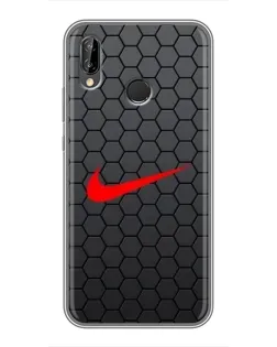 Чехол для Huawei P Smart Plus (Nova 3i, INE-LX1) с картинкой «Nike — карбоновая сетка» Чехол для Huawei P Smart Plus (Nova 3i, INE-LX1) с картинкой «Nike — карбоновая сетка»