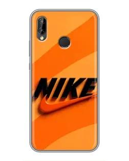 Чехол для Huawei P Smart Plus (Nova 3i, INE-LX1) с картинкой «Оранжевый драйв Nike» Чехол для Huawei P Smart Plus (Nova 3i, INE-LX1) с картинкой «Оранжевый драйв Nike»