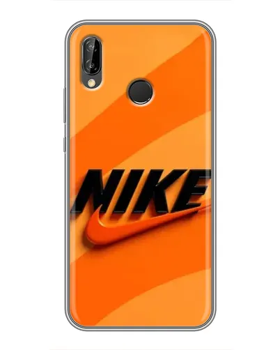 Чехол для Huawei P Smart Plus (Nova 3i, INE-LX1) с картинкой «Оранжевый драйв Nike»