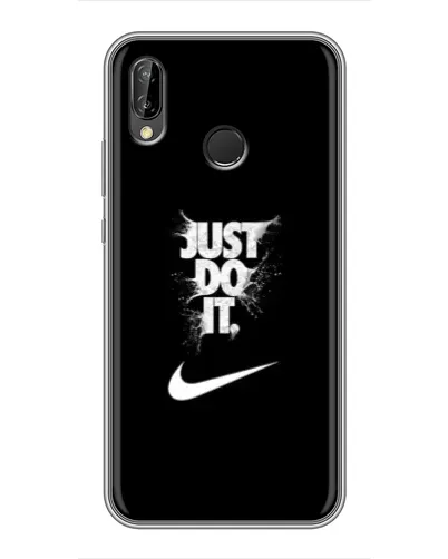 Чехол для Huawei P Smart Plus (Nova 3i, INE-LX1) с картинкой «Текстовый принт Nike»