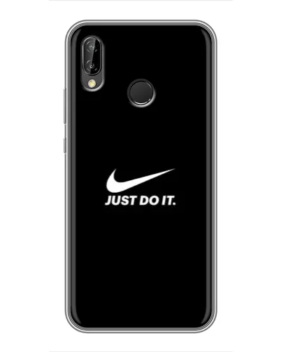 Чехол для Huawei P Smart Plus (Nova 3i, INE-LX1) с картинкой «Минимализм от Nike»