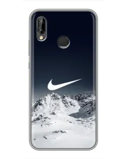 Чехол для Huawei P Smart Plus (Nova 3i, INE-LX1) с картинкой «Nike — зимние горы»