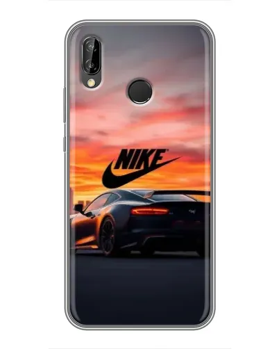 Чехол для Huawei P Smart Plus (Nova 3i, INE-LX1) с картинкой «Nike и суперкар»