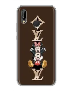 Чехол для Huawei P Smart Plus (Nova 3i, INE-LX1) с картинкой «LV и Микки Маус»