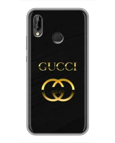Чехол для Huawei P Smart Plus (Nova 3i, INE-LX1) с картинкой «Золотой логотип Gucci» Чехол для Huawei P Smart Plus (Nova 3i, INE-LX1) с картинкой «Золотой логотип Gucci»
