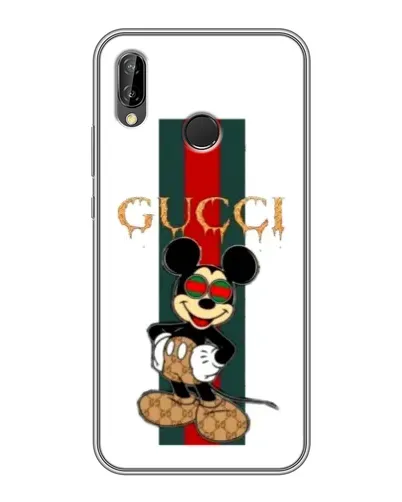 Чехол для Huawei P Smart Plus (Nova 3i, INE-LX1) с картинкой «Микки Маус Gucci — полосы» Чехол для Huawei P Smart Plus (Nova 3i, INE-LX1) с картинкой «Микки Маус Gucci — полосы»