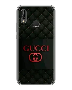 Чехол для Huawei P Smart Plus (Nova 3i, INE-LX1) с картинкой «Gucci — стеганый черный»
