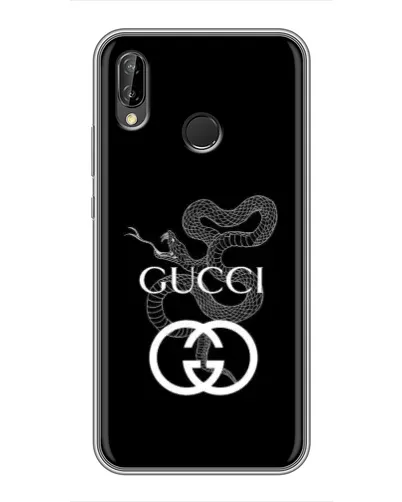 Чехол для Huawei P Smart Plus (Nova 3i, INE-LX1) с картинкой «Gucci — серебряная змея» Чехол для Huawei P Smart Plus (Nova 3i, INE-LX1) с картинкой «Gucci — серебряная змея»