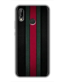 Чехол для Huawei P Smart Plus (Nova 3i, INE-LX1) с картинкой «Gucci — неоновая линия»