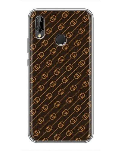 Чехол для Huawei P Smart Plus (Nova 3i, INE-LX1) с картинкой «Gucci — золотые диагонали» Чехол для Huawei P Smart Plus (Nova 3i, INE-LX1) с картинкой «Gucci — золотые диагонали»