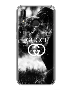 Чехол для Huawei P Smart Plus (Nova 3i, INE-LX1) с картинкой «Gucci — дикая природа»