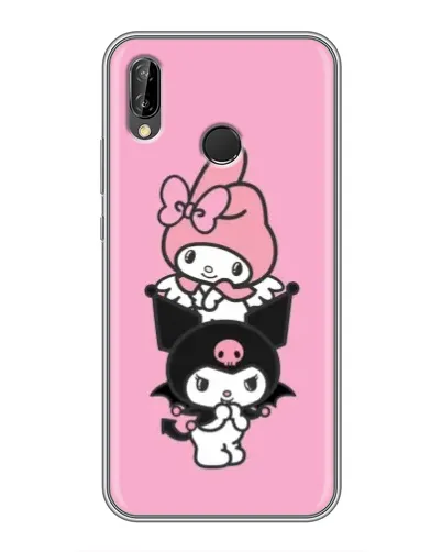 Чехол для Huawei P Smart Plus (Nova 3i, INE-LX1) с картинкой «My Melody и Kuromi» Чехол для Huawei P Smart Plus (Nova 3i, INE-LX1) с картинкой «My Melody и Kuromi»