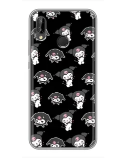 Чохол для Huawei P Smart Plus (Nova 3i, INE-LX1) з картинкою «Чорний паттерн Kuromi» Чохол для Huawei P Smart Plus (Nova 3i, INE-LX1) з картинкою «Чорний паттерн Kuromi»