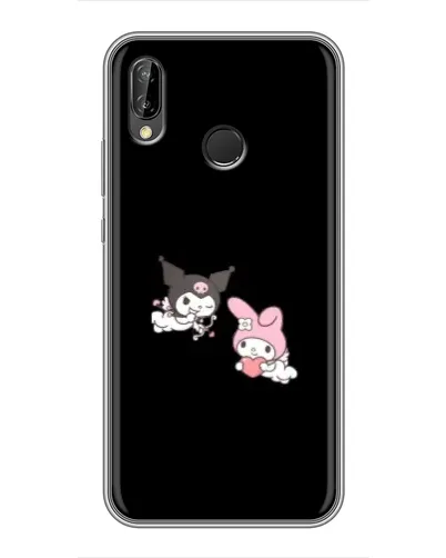 Чехол для Huawei P Smart Plus (Nova 3i, INE-LX1) с картинкой «My Melody и Kuromi» Чехол для Huawei P Smart Plus (Nova 3i, INE-LX1) с картинкой «My Melody и Kuromi»
