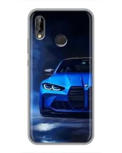 Чохол для Huawei P Smart Plus (Nova 3i, INE-LX1) з картинкою «Блакитна BMW M4» Чохол для Huawei P Smart Plus (Nova 3i, INE-LX1) з картинкою «Блакитна BMW M4»