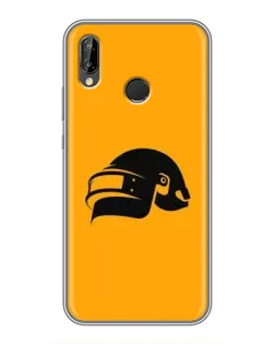 Чехол для Huawei P Smart Plus (Nova 3i, INE-LX1) с картинкой «PUBG — золотой шлем»