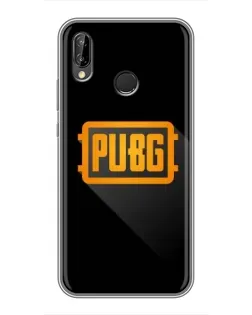 Чехол для Huawei P Smart Plus (Nova 3i, INE-LX1) с картинкой «PUBG — рамка лого»