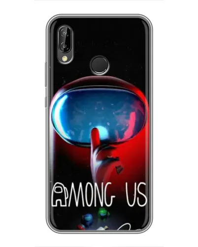 Чехол для Huawei P Smart Plus (Nova 3i, INE-LX1) с картинкой «Красный импостер — макро» Чехол для Huawei P Smart Plus (Nova 3i, INE-LX1) с картинкой «Красный импостер — макро»