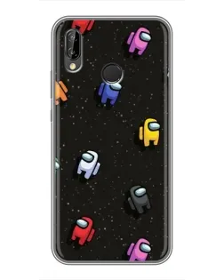 Чохол для Huawei P Smart Plus (Nova 3i, INE-LX1) з картинкою «Космічний патерн Among Us»