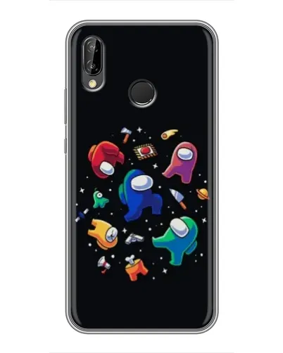 Чехол для Huawei P Smart Plus (Nova 3i, INE-LX1) с картинкой «Among Us космос» Чехол для Huawei P Smart Plus (Nova 3i, INE-LX1) с картинкой «Among Us космос»