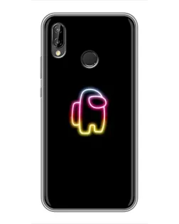 Чехол для Huawei P Smart Plus (Nova 3i, INE-LX1) с картинкой «Among Us градиент»