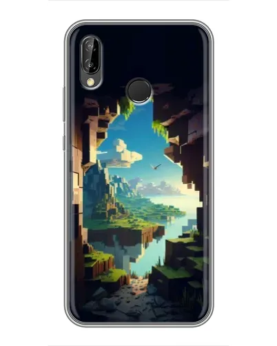 Чехол для Huawei P Smart Plus (Nova 3i, INE-LX1) с картинкой «Вид из пещеры»