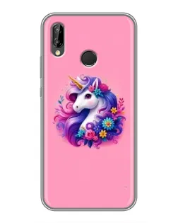 Чехол для Huawei P Smart Plus (Nova 3i, INE-LX1) с картинкой «Сказочный единорог»