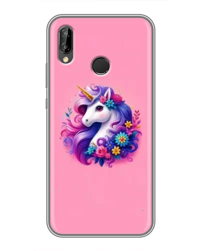 Чехол для Huawei P Smart Plus (Nova 3i, INE-LX1) с картинкой «Сказочный единорог»