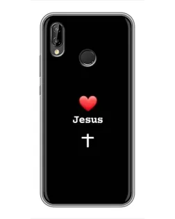 Чохол для Huawei P Smart Plus (Nova 3i, INE-LX1) з картинкою «Серце - Jesus» Чохол для Huawei P Smart Plus (Nova 3i, INE-LX1) з картинкою «Серце - Jesus»